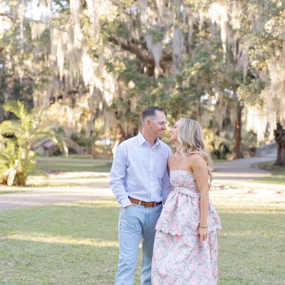 Floral Strapless Dress